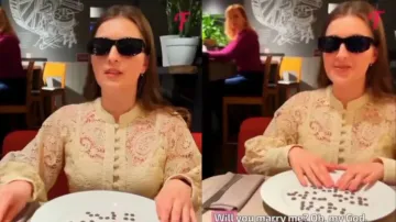 Man’s cutest proposal to his blind girlfriend is the best thing on internet today