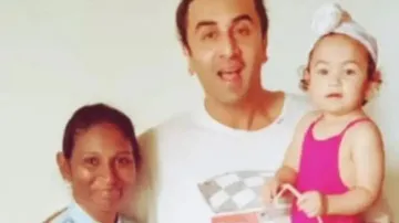Ranbir and Raha Kapoor