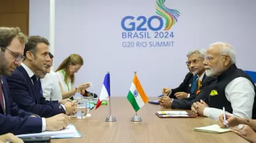 PM Modi interacts with world leaders on the sidelines of G20 Summit