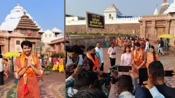 Bollywood actor Utkarsh Sharma visits Puri
