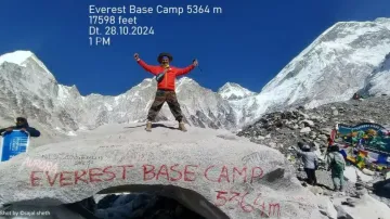 58-year-old Cuttack braveheart bikes solo to Mount Everest; defies odds