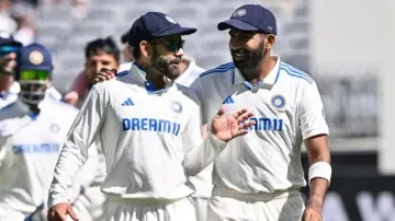Indian players after winning Perth Test against Australia
