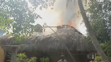 Five rooms gutted in massive fire in Odisha's Dhamra; no injury reported 