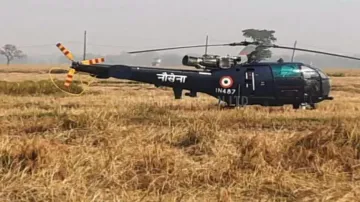 Indian Navy helicopter makes emergency landing in Odisha’s Mayurbhanj