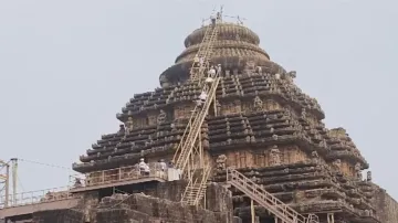 Konark Sun Temple restoration: ASI ADG inspects sand removal process 