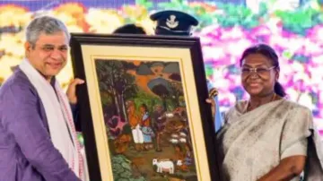President Droupadi Murmu & Railway Minister Ashwini Vaishnaw