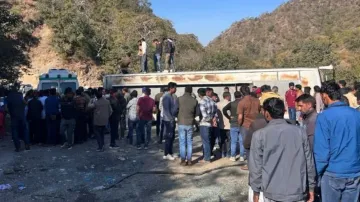 Three students killed, 25 injured as bus overturns in Rajasthan's Rajsamand