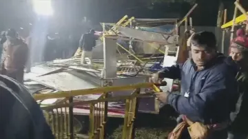 Jatra party gate collapses in Cuttack 