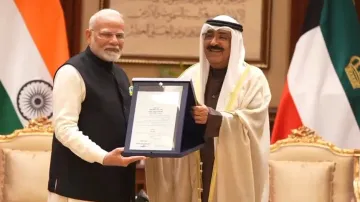 Kuwait bestows its highest honour 'The Order of Mubarak Al Kabeer' to PM Modi