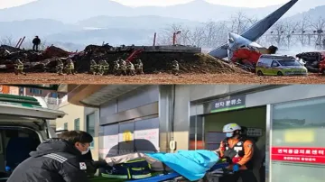 South Korea plane crash: 179 dead, two rescued