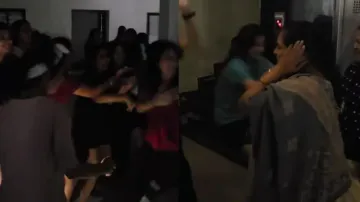 Hostel warden comes to stop girls dancing, but ends up...Watch