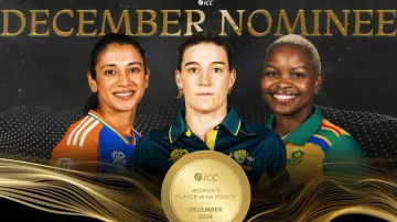Mandhana, Sutherland, Mlaba nominated for Women's Player of December