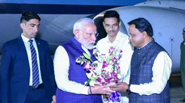 PM Modi arrives in Bhubaneswar to attend 18th Pravasi Bharatiya Divas