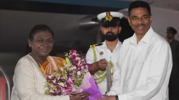 President Murmu arrives in Bhubaneswar to attend 18th Pravasi Bharatiya Divas