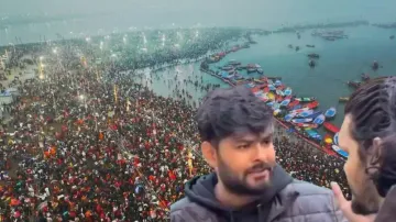 Maha Kumbh Mela: Pakistani youth's reaction is hilarious, 'AI hai...' Watch