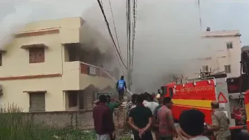 Massive fire destroys medicine warehouse in Bhubaneswar