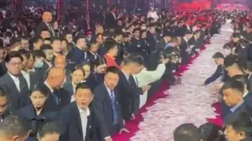 Company spreads Rs 70 crore cash on the table; asks employees, 'Take all you can...' Watch