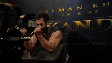 Salman Khan in Sikandar poster