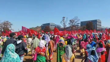 Tension flares up at JSW mines in Odisha as over 5,000 CITU members launch protest