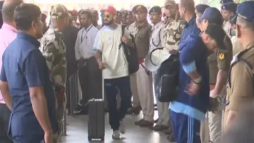 Virat Kohli at Bhubaneswar airport