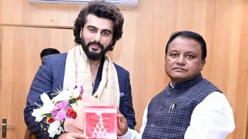 Bollywood actor Arjun Kapoor meets Chief Minister Mohan Majhi
