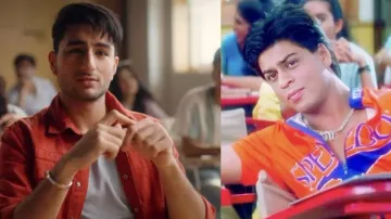 Ibrahim Ali Khan does a Shah Rukh Khan but has a twist, watch