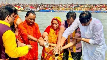 Odisha CM Mohan Majhi at Maha Kumbh