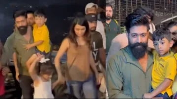 Toxic star Yash in Maha Kumbh Mela with family Fake Video