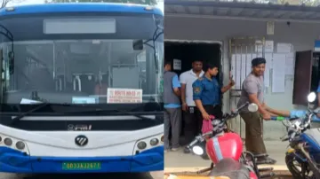 Mo Bus Causes Accident Again In Bhubaneswar