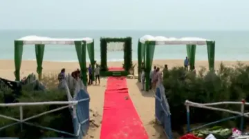 Marriage mandap comes up ‘illegally’ on Puri beach