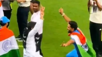 Shubman Gill’s father breaks into ‘Bhangra’ with Rishabh Pant after India’s win, Arshdeep joins