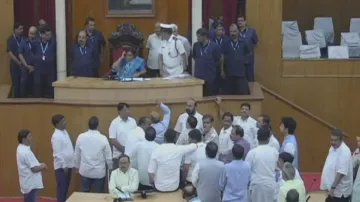 Clamour over Polavaram project halts Odisha Assembly, House adjourned again