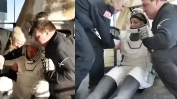  Sunita Williams & Crew Returns To Earth