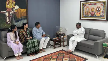 BJP National VP Baijayant Panda pays tribute to former Union Minister Debendra Pradhan