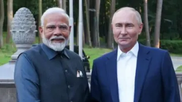 PM Modi and Russia President Vladimir Putin