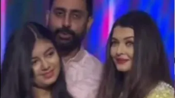 Abhishek, Aaradhya, Aishwarya Rai Bachchan