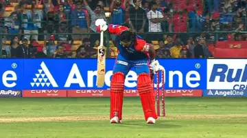 Aggressive celebration by KL Rahul
