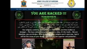 'Allah is with us...Kill Hindus': Indian Army Nursing College website hacked