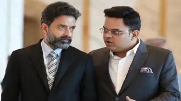 Arun Dhumal and Jay Shah