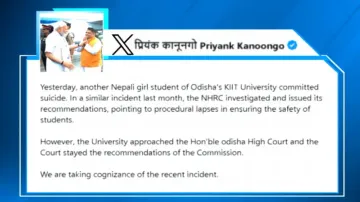 Death of another Nepali girl student at KIIT: NHRC member expresses concern through social media pos