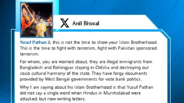 Odisha BJP leader reacts sharply over TMC MP Yusuf Pathan’s allegation of mistreatment of Bengal mig