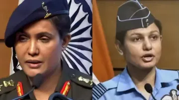 Col. Sofia Qureshi and Wing Commander Vyomika Singh