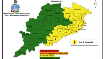   Max temp to be around and above 40 degree Celsius in Bhubaneswar, Cuttack and other districts in O