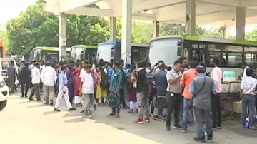 Ama Bus service disrupted in Bhubaneswar as drivers, conductors stage protest