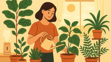Summer care for indoor plants