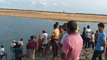Rescue operation in Kathajodi River 