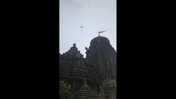 Drone hovers over Lingaraj Temple in Bhubaneswar; raises concern
