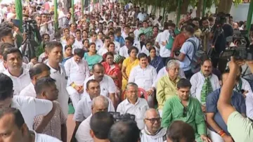 BJD protest for reservation