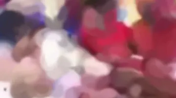 Groom hits bride with shoe drags her by hair