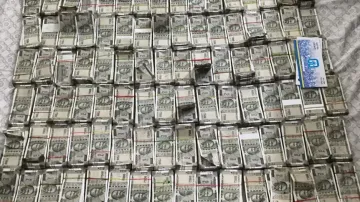 Cash seized during raid at Baikuntha Nath Sarangi's house